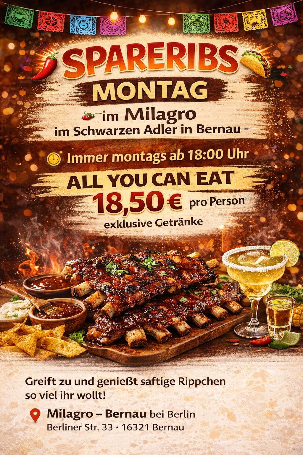 spare ribs monday poster